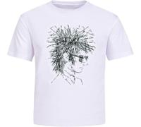 CLINSIS John Cooper Clarke T-Shirt Unisex Mens Tees White 3XL