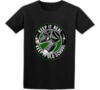 CLINSIS Keep It Real Old School Jacob Zelazny TransparentTop Sweatshirt Short Sleeve Black S