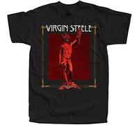 CLINSIS KPE Virgin Steele Invictband Album Cover T-Shirt Black S