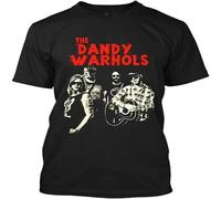 CLINSIS Limited The Dandy Warhols American Garage Music Members Logo T-Shirt Mens Black XL