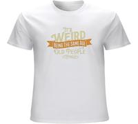 CLINSIS Men's It's Weird Being The Same Age As Old People T Shirt White XL