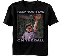 CLINSIS The Sandlot TV Movie Smalls Keep Your Eye On The Ball Men's T Shirt Unisex Clothing Black XXL