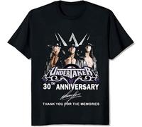 CLINSIS The Undertaker Thank You for The Memories Wrestling Fan Men T Shirt Men Black 3XL
