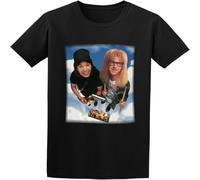 CLINSIS Tinka Awesome Wayne's World Cult Movie Men's T Shirt Unisex Clothing Black 3XL