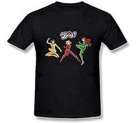 CLINSIS Totally Spies Poster TV Series Men's T Shirt Unisex Clothing Black S