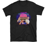 CLINSIS Tourettes Guy I Bought Your Toothpaste Retrowave Men's T Shirt Unisex Clothing Black XXL