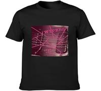 CLINSIS Wipers Over The Edge Vinyl CD Cover Men's T Shirt Graphic Unisex Tees Black L