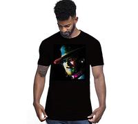 Clint Eastwood Art. Color 18-20-22 Men Men Fashion 100% algodón peinado, Negro , M