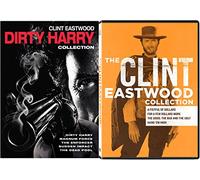 Clint Eastwood Collection Western The Man with no Name + The Dirty Harry Complete Series 9 Movie DVD Set