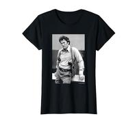 Clint Eastwood Magnum Force Dirty Harry por Julian Wasser Camiseta, Mujer, Negro, XS