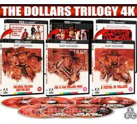 Clint Eastwood: The Dollars Trilogy - A Fistful of Dollars / For a Few Dollars More / The Good, the Bad and the Ugly (Special Edition, Reversible Cover, 7-Disc Set) [4K UHD + Blu-ray] [Region Free]