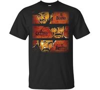 Clint Eastwood The Good The Bad and The Ugly Black T-Shirt Gift for Fans Men's