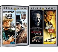 Clint Eastwood Western Icon Pale Rider + Outlaw Josey Wales & Absolute Power / True Crime 4 Movie DVD Film Set