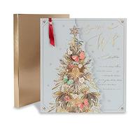 Clintons: Esposa Árbol decorativo en caja de Navidad azul