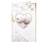 Clintons: Tarjeta de aniversario para mamá y papá (11 x 15 cm), diseño de gatitos