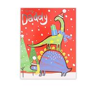 Clintons: Tarjeta de Navidad con diseño de dinosaurios de Papá