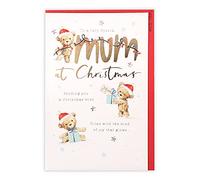 Clintons: Tarjeta de Navidad con diseño de oso de Bumble