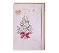 Clintons: Tarjeta de Navidad para esposa de árbol decorativo