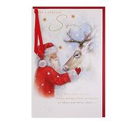 Clintons: Tarjeta de Navidad para hijo de Santa & Reno