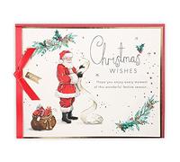 Clintons: Tarjeta de Navidad tradicional con lista general