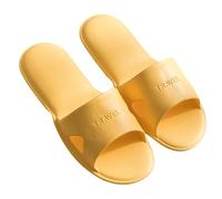 Cliont Pantuflas de Viaje Pantuflas de Ducha Plegables, Pantuflas de Ducha para Mujer, Pantuflas de Ducha para Hombre, Antideslizantes,Amarillo,39/40EU