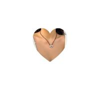 Cliory Gargantilla de cuero bohemio con corazón de amor, collar de terciopelo marrón, gargantilla para mujer
