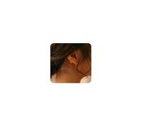 Cliory Pendientes de aro para mujer, sin perforación, aretes de aro para cartílago, joyería para mujer
