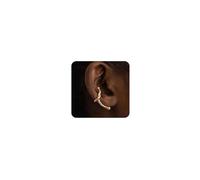 Cliory Pendientes de clip sin perforación para mujer, aretes dorados para mujer, joyería para mujer