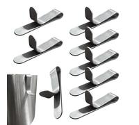 Clip - 8 soportes para anillos de pastel | Accesorios para hornear de acero inoxidable para postres y magdalenas | Pastelería para principiantes