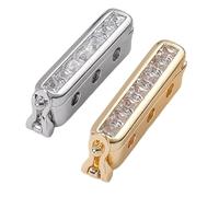 Clip Acortador De Cadenas - 2 Pieces 0.75x0.16 Inches Potenciador De Joyería Ajustable, Eslabón De Cierre - Para Pulseras, Joyería, Viajes, Vacaciones, Trayectos, Y Compras