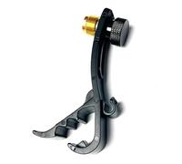Clip ajustable para micrófonos de tambor, clip para micrófonos de tambor, abrazaderas de montaje a prueba de golpes, clip de micrófono de tambor para ahorrar espacio