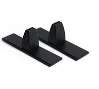 Clip ajustable para pantalla de privacidad, Clips de aleación aluminio for mampara escritorio, paquete 2, multicolor(Black)