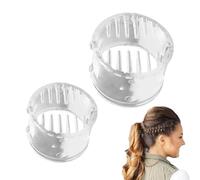 Clip alto para cola de caballo, 2 piezas antideslizantes, pequeñas y fuertes, pinzas gruesas y largas para el pelo para mamá, esposa, hija, novia, mujeres y niñas, perfecto para peinados diarios