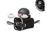 Clip ambientador de ventilación automática, soporte de perfume de hélice ABS de 3.15 pulgadas, dispensador giratorio para coche, pequeño dispositivo de montado con diseño de ajuste , uso