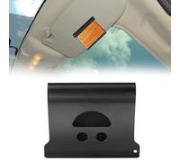 Clip Ambientador de Visera para Drift, Negro Clip Visera Solar Coche Aleación de Aluminio Práctico Accesorio para Coche Fácil Instalar (No Incluye Ambientador)