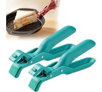 Clip anti-escaldaduras de cocina,Clip anti-escaldaduras de aislamiento térmico antideslizante de silicona,Clip de soporte para tazón anti-escaldaduras multiusos,para tazón,olla,sartén,horno tostador