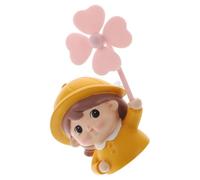Clip Aromático para Coche Diseño de Chica Caricatura en Vinilo | Ambientador de Coche Bonito, Aroma Fresco y Función Aromaterapia, Fácil de Instalar en Rejilla