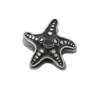 Clip artístico con patrón 3D de estrellas y criaturas marinas para leer libros de escritura multiusos