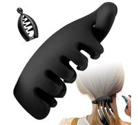 Clip Banana,Clip de Resina Ligero Antideslizante | Clips Banana Para Cabello Fino - para Niñas, Escuela, Oficina, Hogar, Interior, Exterior, Verano, Playa, Vacaciones y Decoración