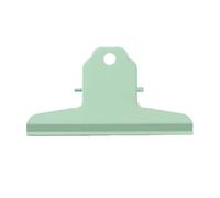 Clip Bulldog Grande, Abrazaderas de Papel con Resorte Fuertes Clips de Bisagra de Metal con Capacidad para 200 Hojas Abrazaderas para Archivos de Papel para Fotos Fotos (Verde)