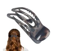 Clip Cabello Plano9x4x3.5cm - Pinza Mujer PC, Pinza Curva Elegante | Antideslizante Banana Firme Estilizado Cabello Diario Viaje Fiesta Regalo Accesorio