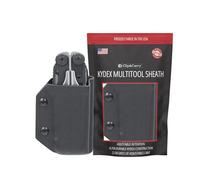 Clip & Carry Kydex - Funda Multiherramienta para LEATHERMAN Surge, Fabricada en Estados Unidos (Multiherramienta no incluida) EDC Multi Herramienta Funda para Soporte (Negro)