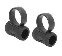 Clip Control para Baquetas, Accesorio Auxiliar para Agarre de Baquetas, 2 Piezas en ABS y Silicona Negra - Mejor Agarre y Control Cómodo para Práctica de Batería (¿Cuántos años tiene?)