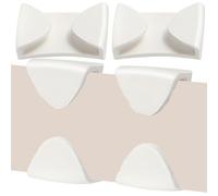 Clip de 4 piezas: clip de gafas anticaída, hebillas de cinturón con guías laterales | Soporte de correa de gafas para deportes de invierno, accesorios de esquí para deportes de invierno para zai