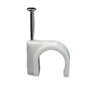 Clip de alambre con clavo de acero Tarjeta de línea de clavos de acero for cables cuadrados de 4 mm a 12 mm, 100 unidades(Square 9mm 100PCS)