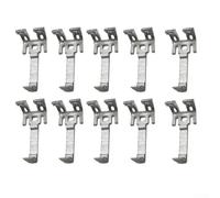 Clip de aleación de aluminio para drenaje de borde de panel solar que soporta flujo de agua de doble canal y operación de bajo mantenimiento (30 mm)