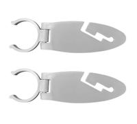 Clip de aleta para tabla de remo, 3,3 cm, extensible para deportes acuáticos, abrazadera de remo, 2 piezas de autoridad de fijación, clip de aletas de pescado, niñas, adolescentes, atletas, ciclistas