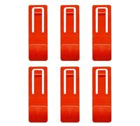 Clip de aleta para tabla de surf | Tornillo de aleta para tabla de surf | 6 unidades fácil de instalar aletas para tablas de surf | Hebilla de repuesto de pasador base de fijación para tabla de surf