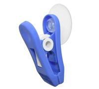 Clip de alimentación con ventosa para acuario, clip de soporte para verduras de algas, estante para plantas acuáticas con fuerte agarre para peceras y plantas, 6,8 x 2,3 x 3,5 cm, multicolor
