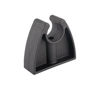 Clip de almacenamiento de luz marina genérico para poste - Fijación negra para tubo de iluminación | Soporte de organización para gancho pared puente marino muelle kayak antorcha